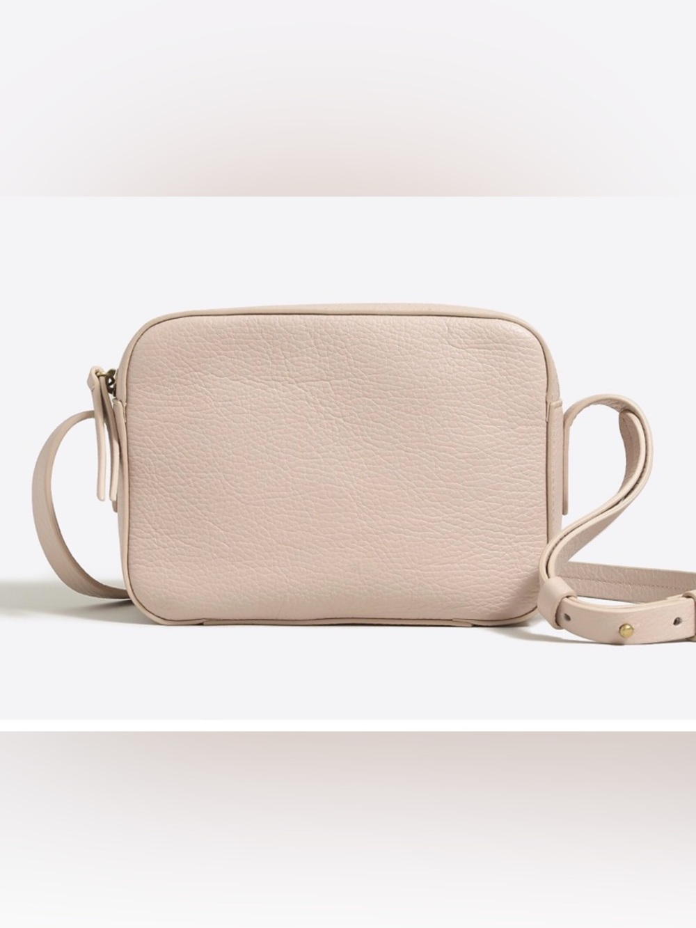 J.CREW Women's Mini Leather Crossbody Bag in Sandy Reef